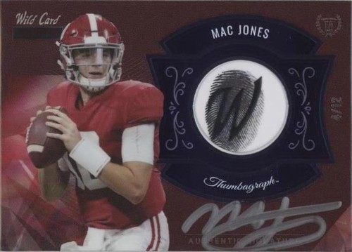 2021 Wild Card MATTE Mac Jones #MTA-3