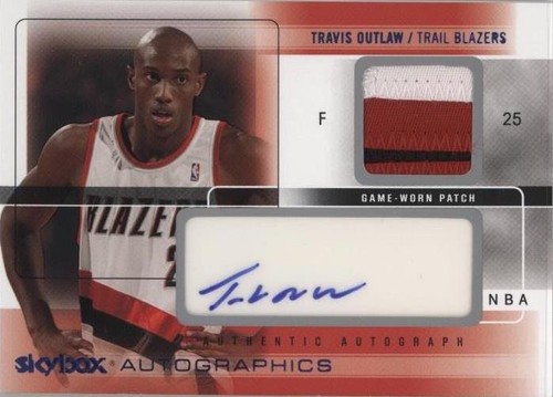 2004-05 Skybox Autographics - Travis Outlaw #AG-TO