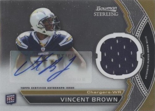2011 Bowman Sterling Vincent Brown #BSAR-VB