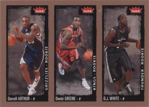 2008-09 Fleer - Darrell Arthur/Donte Greene/D.J. White #244
