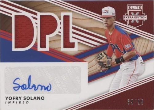 2020 Panini Elite Extra Edition - Yofry Solano #DMS-YS