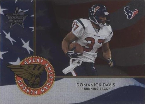 2004 Leaf Rookies & Stars Domanick Davis #GAH-6