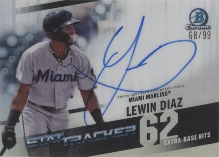 2020 Bowman Chrome - Lewin Diaz #STA-LD