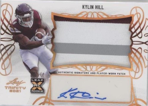 2021 Leaf Trinity Kylin Hill #PA-KH1