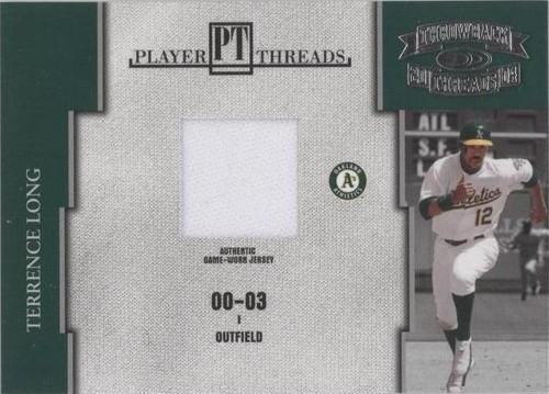 2004 Donruss Throwback Threads - Terrence Long #PT-70
