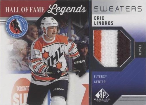 2021-22 Upper Deck SP Game Used - Eric Lindros #HOF-EL