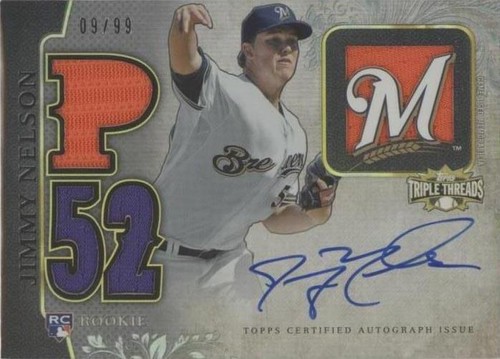 2014 Topps Triple Threads - Jimmy Nelson #122