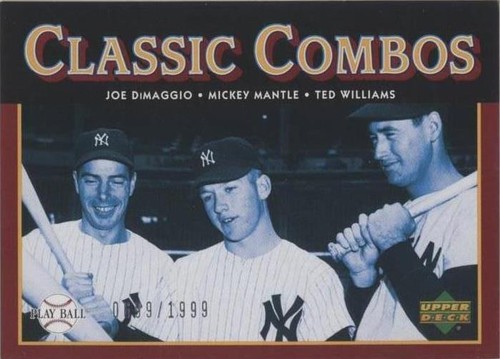 2004 Upper Deck Play Ball - Joe DiMaggio Mickey Mantle Ted Williams #176
