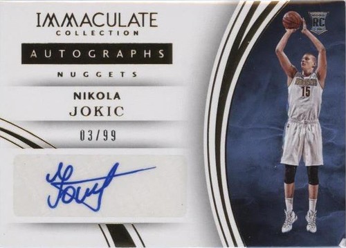 2015-16 Panini Immaculate Collection Basketball Trading Cards