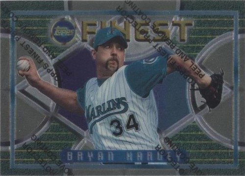 1995 Topps Finest - Bryan Harvey #97