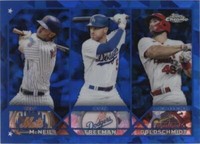 2023 Topps Chrome Sapphire Edition - Freddie Freeman Jeff McNeil Paul Goldschmidt #43