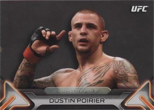 UFC TOPPS 2018 ダスティン ポワリエ サイン ポイエー 高級版 2018 Topps UFC Chrome Dustin Poirier Autograph Gold #/50 PSA