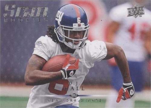 2008 Upper Deck DJ Hall #222