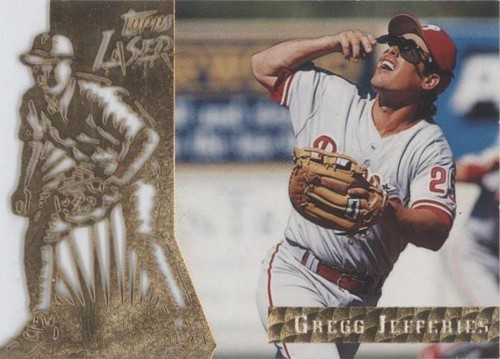 1996 Topps Laser - Gregg Jefferies #24