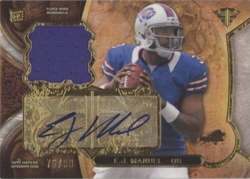 2013 Topps Triple Threads EJ Manuel #TTRAR-EM
