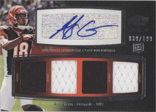 2011 Topps Prime A.J. Green #PVI-AJG