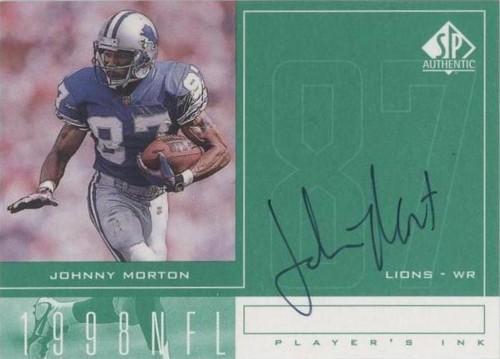 1998 SP Authentic Johnnie Morton #JM