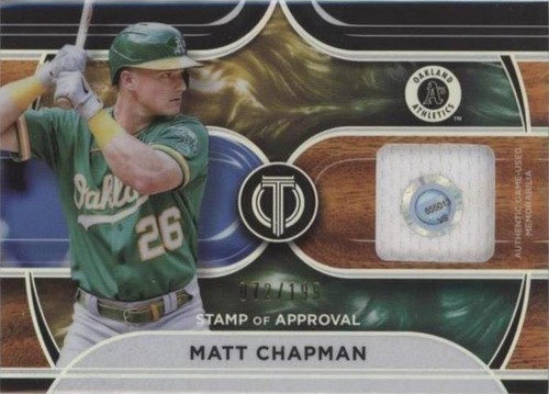 2022 Topps Tribute - Matt Chapman #SOA-MC