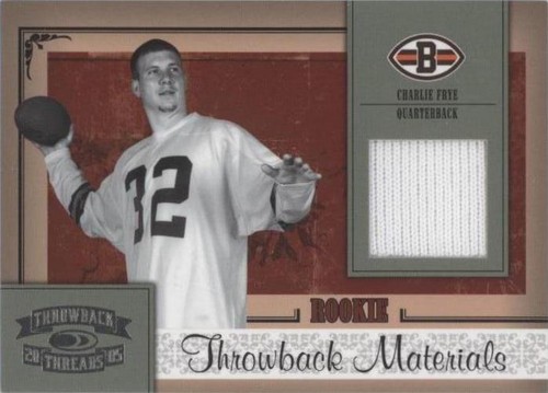 2005 Donruss Throwback Threads Charlie Frye #208