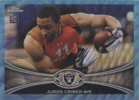 2012 Topps Chrome Juron Criner #BW-195