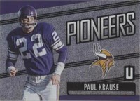 2019 Panini Unparalleled Paul Krause #PI-PK