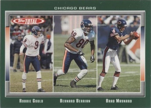 2006 Topps Total Bernard Berrian Brad Maynard Robbie Gould #21