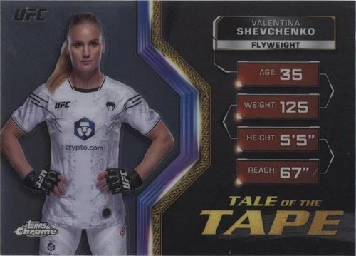 2024 Topps Chrome UFC - Valentina Shevchenko #TFT-29