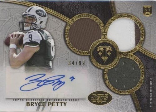 2015 Topps Triple Threads Bryce Petty #140