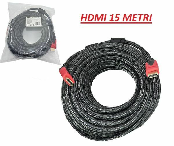 Cavo Hdmi - Hdmi Maschio Maschio Lunghezza 15 Mt Terminali Oro Linq Hdmi-15m