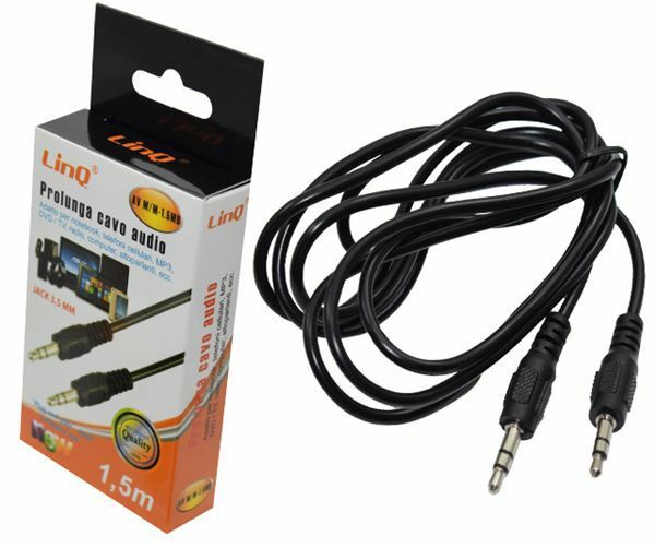 Cavo Audio Aux Spinotto Jack Da 3,5 Mm 1,5mt Smartphone Linq Avmm-1.5m