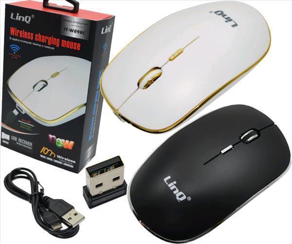 Mouse Wireless 2.4gz 1600 Dpi Ricaricabile Linq It-W898c
