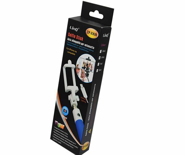 Asta Selfie Linq ZP-XK08 Bastone Autoscatto Con Cavo Lightning Iphone linq