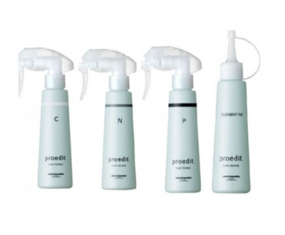 Lebel Proedit Care Works C N P E 4 pcs Set with spray Treatment Japan Beauty