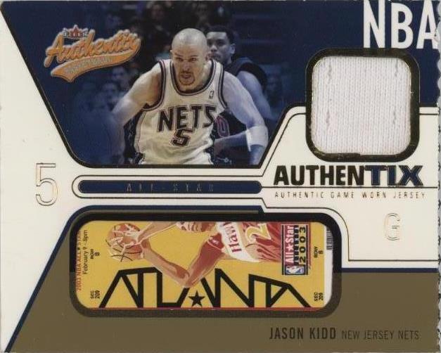 2003-04 Fleer Authentix - Jason Kidd #JA-JK for sale | eBay