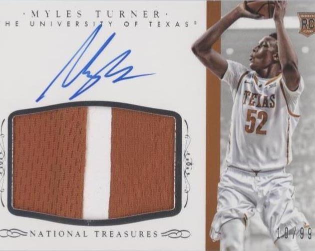 Panini National Treasures College 2015 - Myles Turner #367