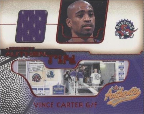 2001-02 Fleer Authentix - Vince Carter #JA-VC