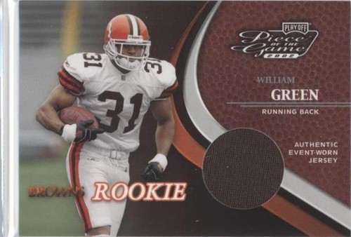 2002 Playoff Piece of the Game William Green #109