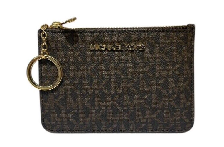 MICHAEL KORS JET SET TRAVEL SMALL COINPOUCH ID HOLDER KEY WALLET