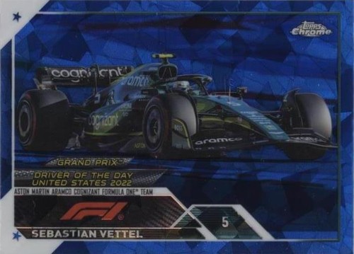 2023 Topps Chrome Sapphire Edition Formula 1 - Sebastian Vettel #184