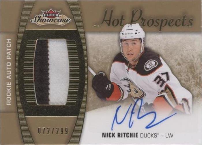 2015-16 Upper Deck Fleer Showcase - Nick Ritchie #199