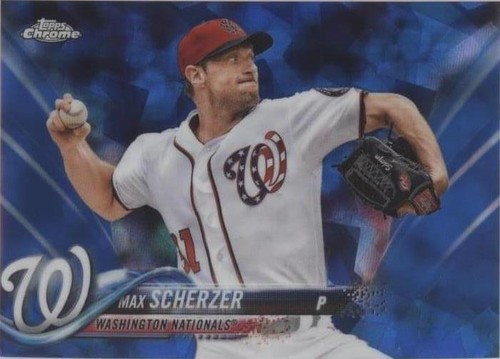 2018 Topps Chrome Sapphire Edition - Max Scherzer #629