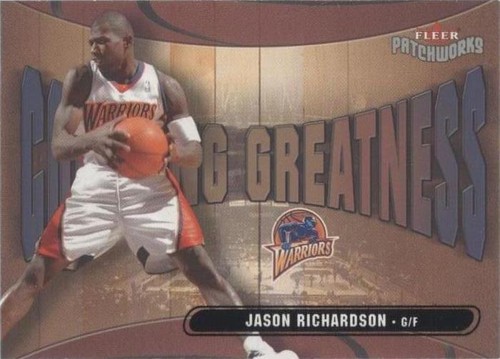 2003-04 Fleer Patchworks - Jason Richardson #24 CG