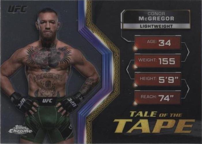 2024 Topps Chrome UFC - Conor McGregor #TFT-17