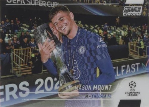 Mason Mount 2021-22 Topps Chrome UEFA CL Pink Wave Refractor