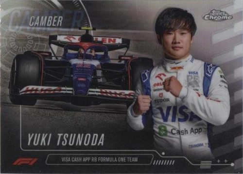 2024 Topps Chrome Formula 1 - Yuki Tsunoda #CAM-10