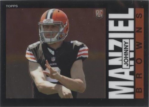2014 Topps #429 Cleveland Browns JOHNNY MANZIEL Rookie Card