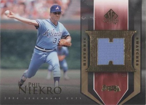 2004 SP Legendary Cuts - Phil Niekro #HS-PN
