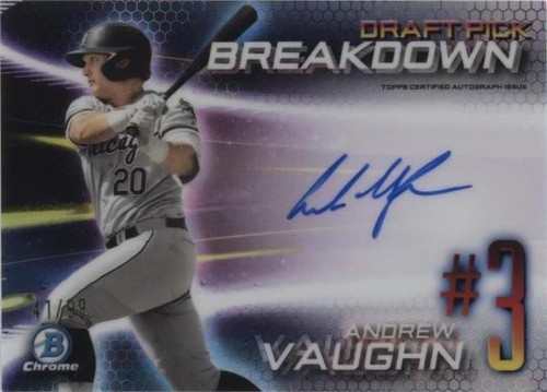 2019 Bowman Draft - Andrew Vaughn #BSBA-AV