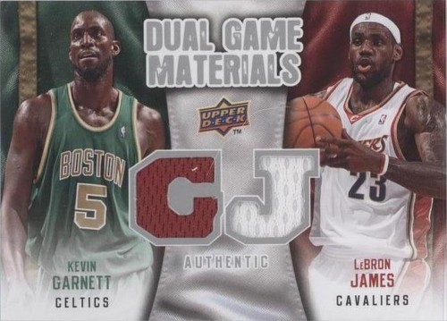 2009-10 Upper Deck - LeBron James/Kevin Garnett #DG-GJ
