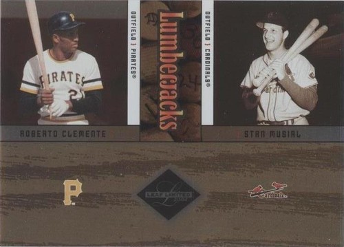 2004 Leaf Limited - Roberto Clemente Stan Musial #LJC-41